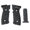 P320-AXG GRIP PANEL SET PALM SWELL, INTEGRATED MAGWELL, G10, BLACK/GRAY, HOGUE - Sig Sauer