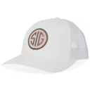 ROSE SNAPBACK TRUCKER HAT WHITE - Sig Sauer