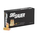 45AUTO, 230GR, Elite Ball, FMJ - Sig Sauer