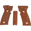 P320 AXG LOK GRIP PANEL SET, VELOCE STANDARD, ORANGE BLACK - Sig Sauer