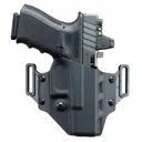 Crucial Concealment 1201 Covert OWB Compatible with Springfield Hellcat RDP Right Handed Kydex Holster, Black - Shooters Choice