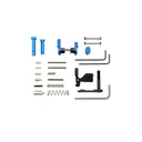 Armaspec Gun Builders Stainless AR 15 Lower Parts Kit - Blue - Black Rifle Depot