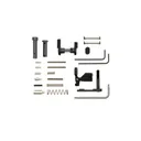 Armaspec Gun Builders Stainless AR 15 Lower Parts Kit - Black - Black Rifle Depot