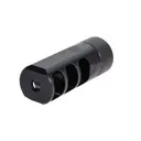 Faxon 5.56 MuzzLok 3-Port Muzzle Brake, Steel, QPQ Nitride - Black Rifle Depot