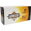 Armscor 50316 Pistol Value Pack 40 S&W 180 gr Full Metal Jacket (FMJ) Value Pack 100 Bx - Black Rifle Depot