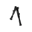 UTG Shooter's SWAT Bipod, Rubber Feet - Black Rifle Depot