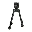 NcSTAR Bipod w/Weaver Quick Release Mount, Universal Barrel Adapter Included, Notched Legs - Black Rifle Depot
