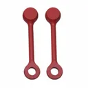 KNS Precision Gen 2 MOD 2 Non-Rotating Trigger/Hammer Pins .154 Diameter - Red - Black Rifle Depot