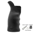 Ergo TDX-0 Tactical Deluxe Zero Angle Precision SureGrip Black - Black Rifle Depot