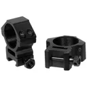UTG ACCUSHOT 30mm/2PCs Picatinny/Weaver Rings - Medium - Black Rifle Depot