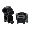 UTG ACCUSHOT 30mm/2PCs Picatinny/Weaver Rings - High - Black Rifle Depot