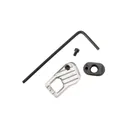 Battle Arms Enhanced Modular Magazine Release - Clear Anodized, Large - Black Rifle Depot