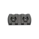 Battle Arms BATTLEARMS M-LOK 3 Slot Picatinny Rail Section Aluminum - Black Rifle Depot