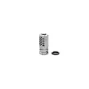 SLR Rifleworks Synergy Mini Comp 9mm 1/2x36 - Titanium - Black Rifle Depot
