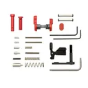 Armaspec AR-10 Gun Builders Stainless Lower Parts Kit - Red - Black Rifle Depot