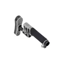 ODIN Works Zulu Adjustable Stock w/ Padded Pistol Buffer Tube and Back Plate - Grey - Black Rifle Depot