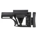 Luth-AR MBA-1 Fixed Stock for AR-15 & AR-10 Rifle Length A2/A1 Buffer Tube - Black - Black Rifle Depot