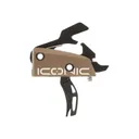 Rise Armament Iconic Dual-Blade Two Stage Trigger - FDE - Black Rifle Depot