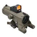 VISM ECO 4XScope/Laser & NAV LED/Micro Red Dot - Tan - Black Rifle Depot