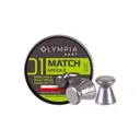 Olympia Shot Match Pellets, .177cal, Middle, 8.02gr, Wadcutter - 500ct 0.177 - Olympia Shot
