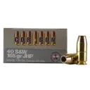 Corbon Self-Defense JHP Handgun Ammunition .40 S&W 165 gr JHP 1150 fps 20/ct - Cor-Bon