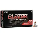 CCI Blazer Aluminum Handgun Ammunition .25 ACP 50 gr FMJ 755 fps 50/rd - Cci