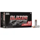CCI Blazer Aluminum Handgun Ammunition .38 Spl +p 158 gr. FMJ 850 fps 50/ct - Cci