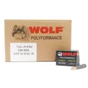 Wolf WPA Polyformance Rifle Ammunition 7.62x39mm 123 gr FMJ 2396 fps 1000/ct - Wolf