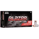 CCI Blazer Aluminum Handgun Ammunition .40 S&W 165 gr FMJ 1100 fps 1000/ct - Cci