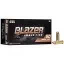 CCI Blazer Brass Handgun Ammunition .38 Spl 125 gr FMJ 865 fps 50/ct - Cci