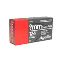 Aguila Handgun Ammunition 9mm Luger 124 gr FMJ 1115 fps 1000/ct - Aguila