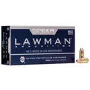 Speer Lawman Handgun Ammunition 9mm Luger 147 gr. TMJ 985 fps 50/ct - Cci