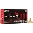 American Eagle Handgun Ammunition .45 ACP 230 gr FMJ 890 fps 50/ct - Federal