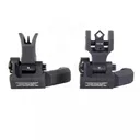 Troy 45-Degree Offset Sight Set - SSIG-45S-MDBT-00 - M4 Front & Dioptic Rear - Black - Troy-Industries