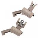 Troy 45-Degree Offset Sight Set - SSIG-45S-MDFT-00 - M4 Front & Dioptic Rear - Flat Dark Earth - Troy-Industries