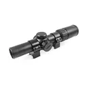 Truglo OPTI-SPEED Crossbow Scope with Weaver Style 30mm Rings - 1-4x24mm Illuminated BDC Reticle Black Matte - Truglo