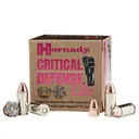 Hornady Critical Defense Lite Handgun Ammunition 9mm Luger 100 gr FTX 1125 fps 25/ct - Hornady