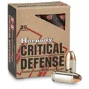 Hornady Critical Defense Handgun Ammo .40 S&W 165 gr FTX 1175 fps 20/ct - Hornady