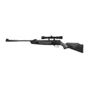 Hatsan 1000S Spring Striker Combo Air Rifle - Black Syn Optima 3-9x32 Scope .22 cal 1000 fps - Hatsan-Usa
