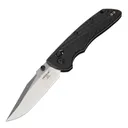Hogue Deka Manual Folder Knife 3 1/4" Clip Point Blade Black With Thumb Studs - Hogue-Knife