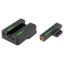 Truglo TFX Pro Tritium/Fiber-Optic Day/Night Sights Fit H&K VP9, VP40, P30, P30SK, P30L, 45, & 45 TACTICAL (Including Compact) - Orange Outline Front/ - Truglo