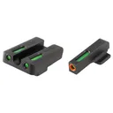 Truglo TFX Pro Tritium/Fiber-Optic Day/Night Sights Fit KAHR ARMS K, MK, P, PM, T &TPModels with New Dovetail (post 2004) - Orange Outline Front/Rear - Truglo