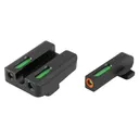 Truglo TFX Pro Tritium/Fiber-Optic Day/Night Sights Fit Springfield XD|Springfield XDM (excluding 5-1/4 in Comp Series)|Springfield XDS - Orange Outline - Truglo