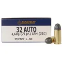 MagTech Handgun Ammunition .32 ACP 71 gr LRN 905 fps 50/ct - Magtech