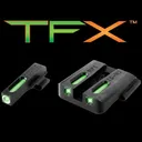 Truglo TFX Tritium/Fiber-Optic Day/Night Sights S&W M&P (including SHIELD & .22 models, excluding .22 Compact / C.O.R.E. models), SD9 and SD40 (exclud - Truglo