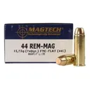 MagTech Handgun Ammunition .44 Mag 240 gr. FMJ 1180 fps 50/ct - Magtech