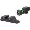 Trijicon DI Night Sight Set Green with Black Outline Front and Rear for Standard Frame Glock Models - Trijicon