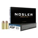 Nosler ASP Handgun Ammo .45 ACP 185 gr JHP 915 fps 50/ct - Nosler