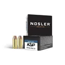Nosler ASP Handgun Ammunition .45 ACP 185 gr JHP 980 fps 20/ct - Nosler