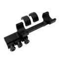 DNZ Freedom Reaper Forward Ring Picatinny Rail Mount 1" Black 1-piece - Dnz